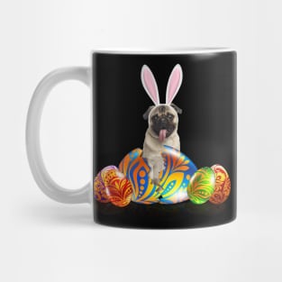 Pug Easter Egg Holiday T-Shirt Mug